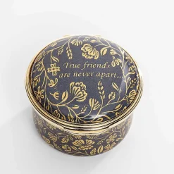 Halcyon Days Message & Occasions*True Friends Enamel Message Box