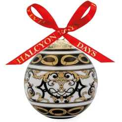 Halcyon Days Baubles*Wallace Balustrade White Bauble |