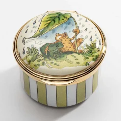 Halcyon Days Message & Occasions*We All Need Someone Green Enamel Box |