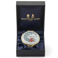 Halcyon Days Message & Occasions*Welcome To The Family Enamel Box