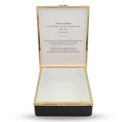 Halcyon Days Commemorative & Limited Editions*Winston Churchill Prestige English Enamel Box