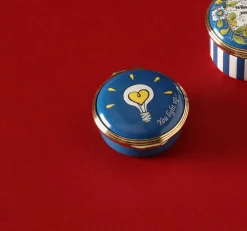 Halcyon Days Message & Occasions*You Light Up My Life Enamel Box |